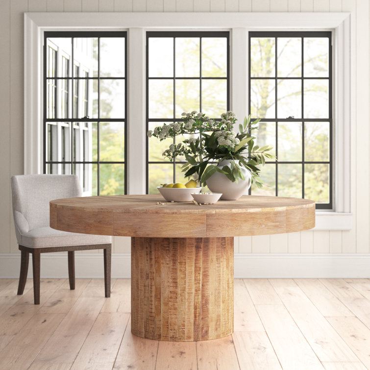 60 inch round wood dining table discount